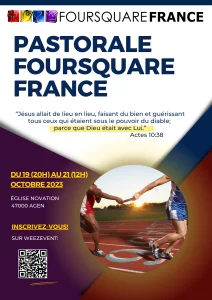 Affiche pastorale foursquare france agen 2023